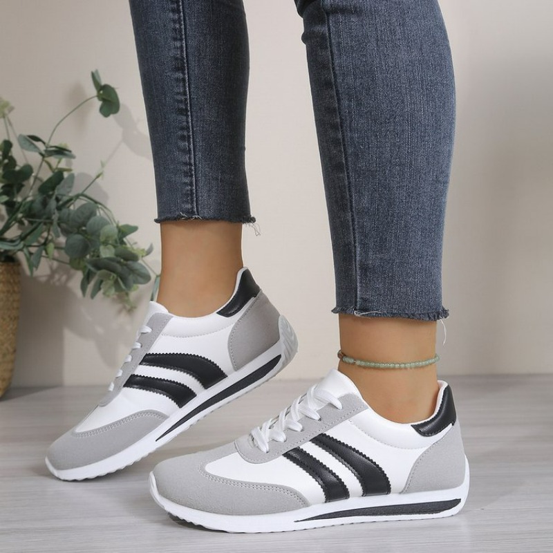 Women'S Fashion Gym Shoes - Женские легкие удобные белые кроссовки на