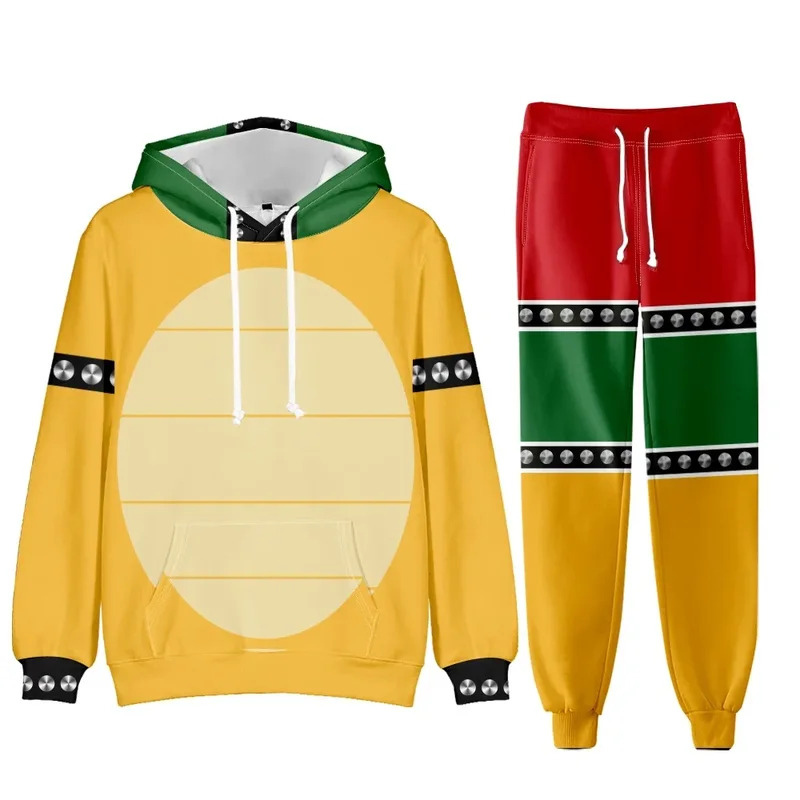Women'S Fashion Hoodies - l2025l Новый Косплей Super Brothers Bowser