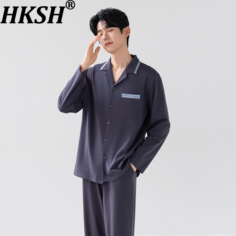 Women And Men Fashion - Комплект домашней одежды HKSH: осенне-зимний мужской