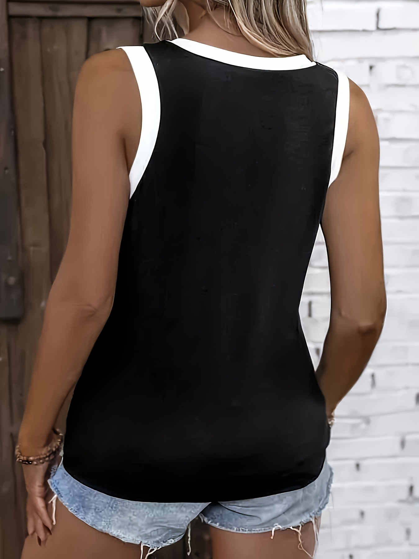 Женская майка без рукавов с V- – обзор и цена V Neck Cami Top
