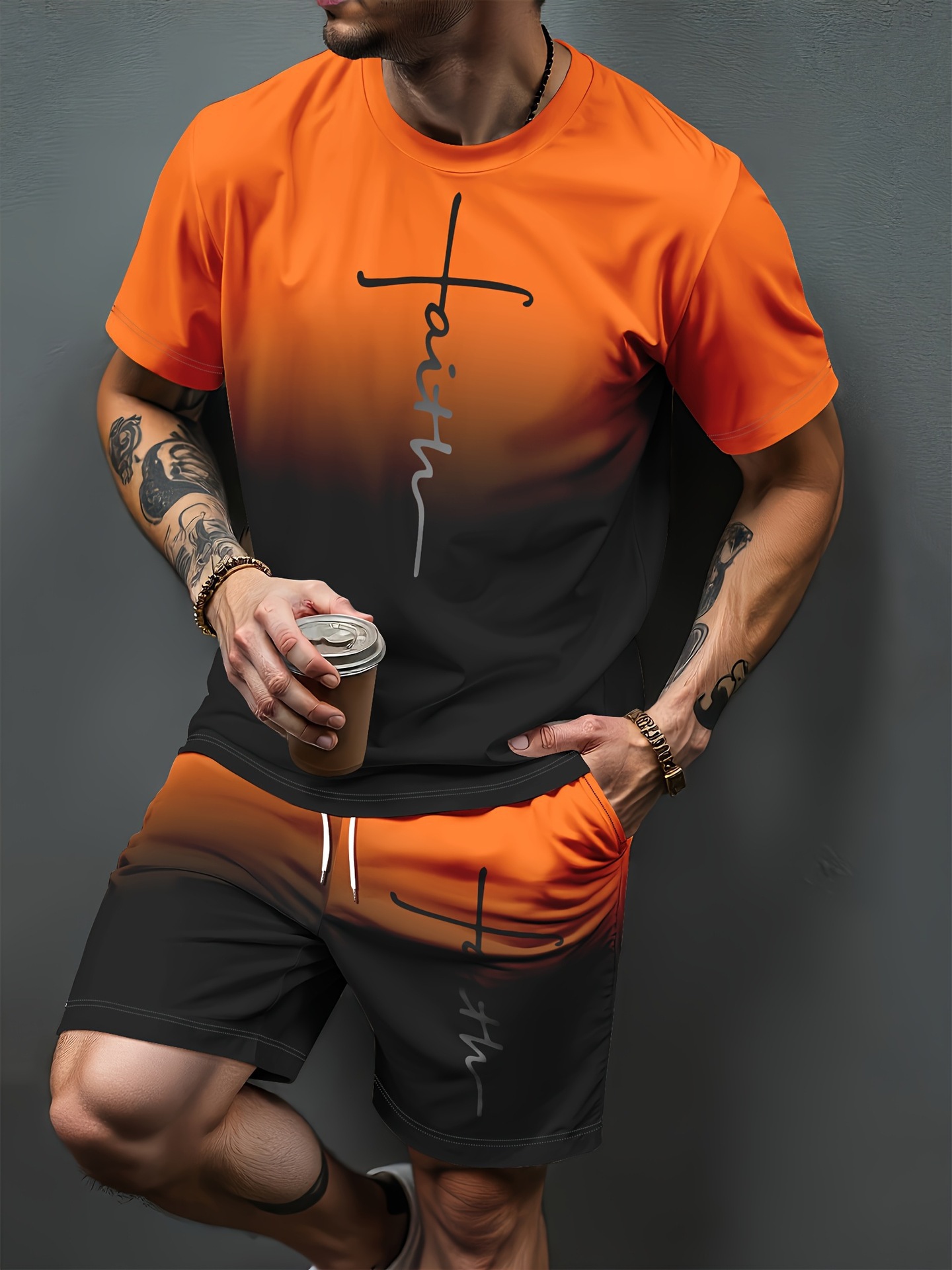 Спортивные костюмы с градиентн – обзор и цена Women And Men Fashion