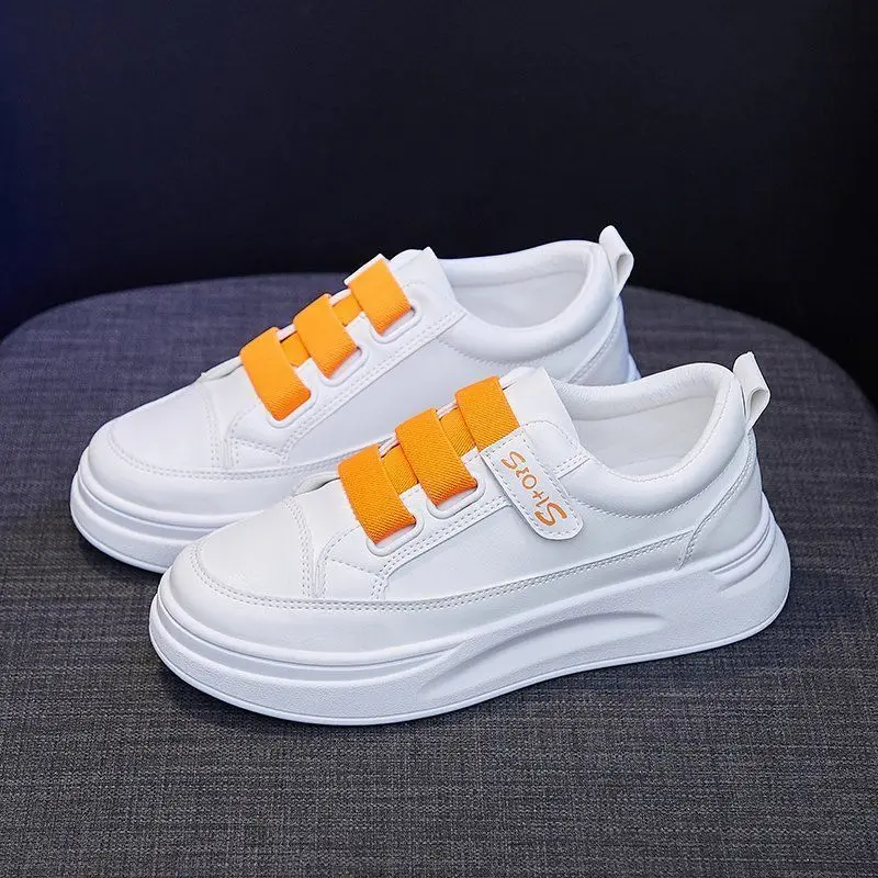 Универсальные белые высокие кр – обзор и цена Women'S Fashion Velcro Sneakers