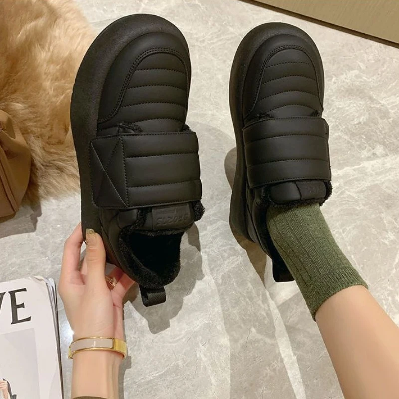 Мягкие белые модные теплые фла – обзор и цена Women'S Fashion Velcro Sneakers