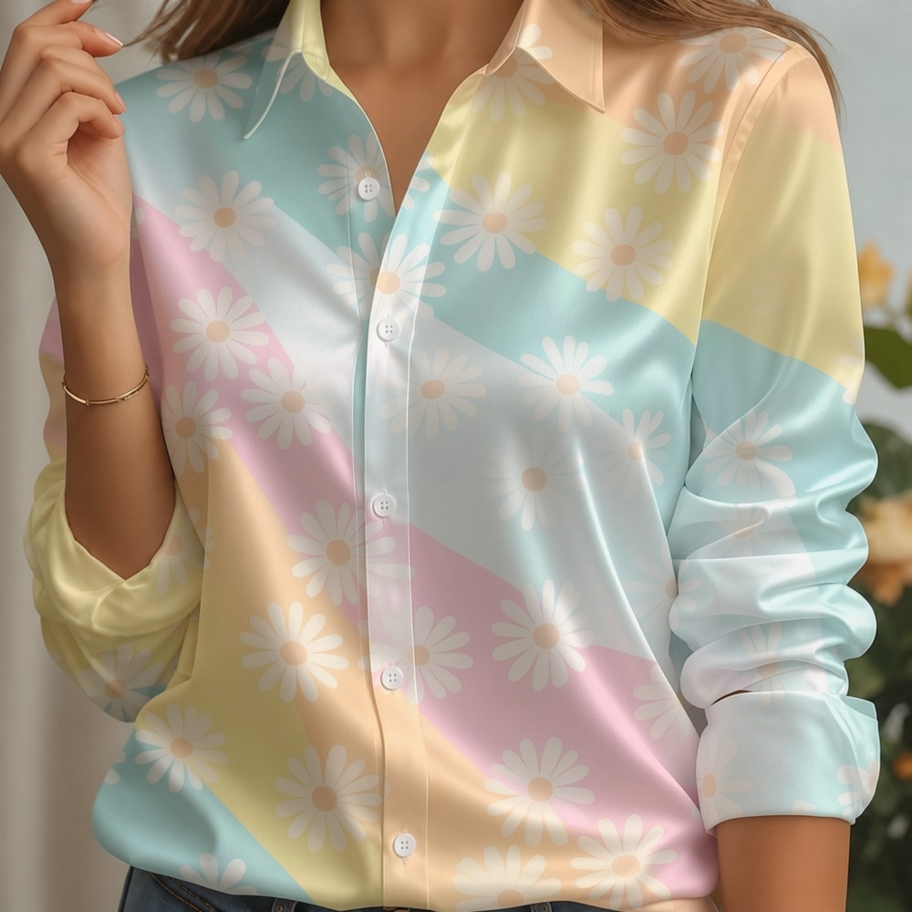 Женская атласная блузка с отло – обзор и цена Women'S Fashion Jersey