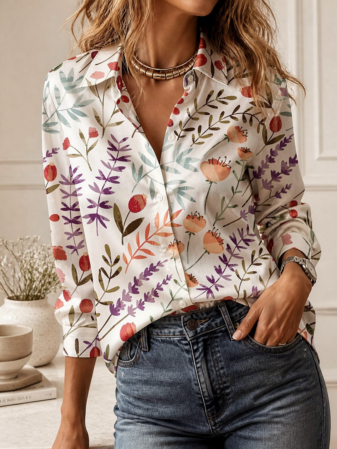 Повседневная универсальная блу – обзор и цена Women'S Fashion Jersey