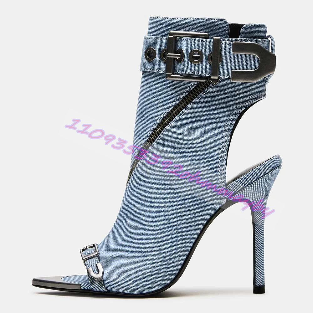 Летние синие джинсовые ботильо – обзор и цена Women'S Fashion Boots