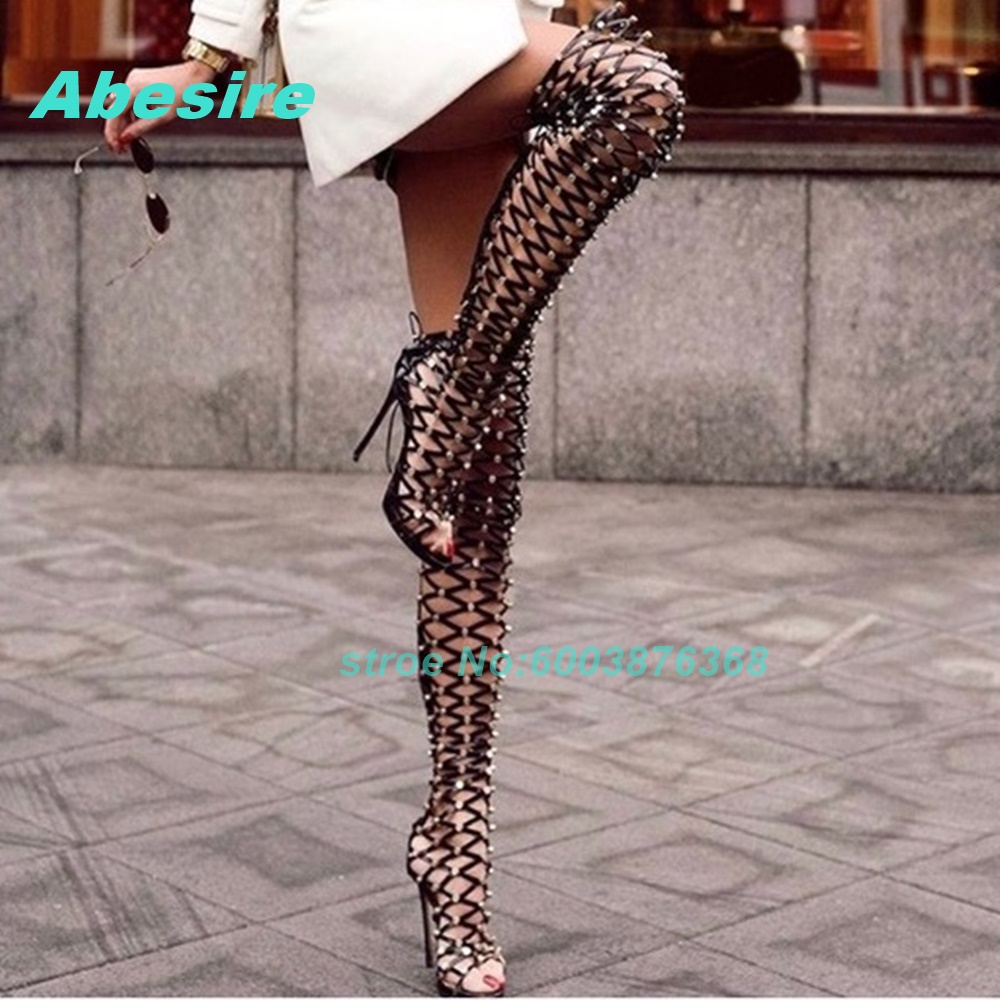 Сандалии-ботинки с заклепками  – обзор и цена Women'S Fashion Boots