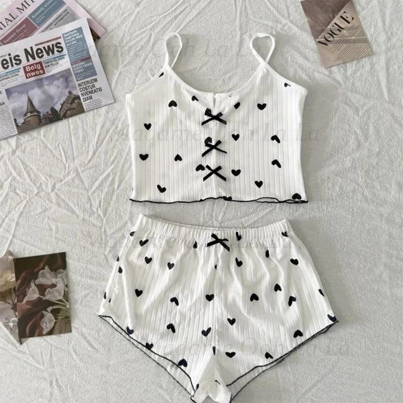Сексуальный пижамный комплект  – обзор и цена V Neck Cami Top